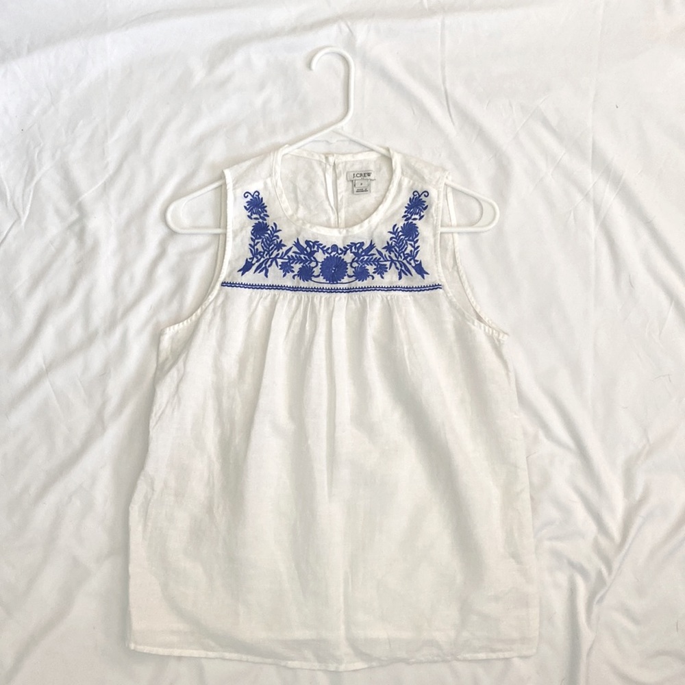Jcrew sleeveless top